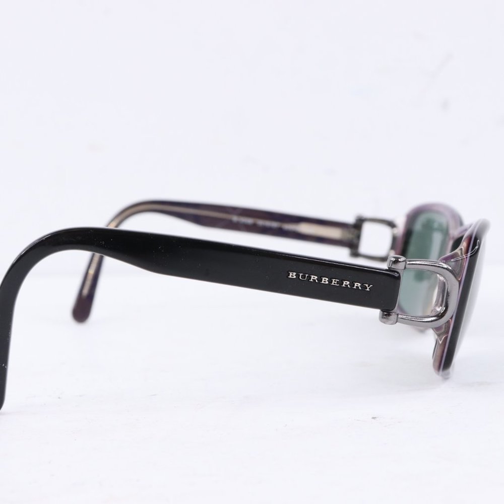Burberry Rectangle Horseshoe Acetate Sunglasses Rx - image 4